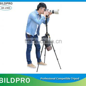 BILDPRO Tripod Factory Professional Aluminum Camera Tripod Video Stand AK-236