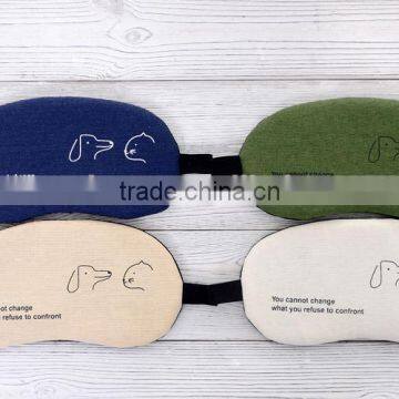 china product plain printing sleep mask, eyeshade; blinkers; blind pack; blinder; patch; eyecells