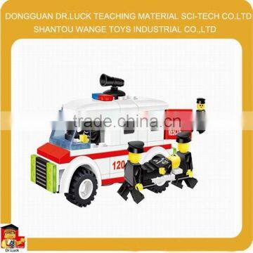 fire fighter education kids plastic blocks toys