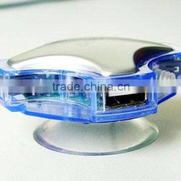 Most Popular Christmas Gift Hot Sale ABS Material 4 Ports Colorful Usb Cable Hub /splitter 2.0 for Laptop,pc,keybord,u-disk