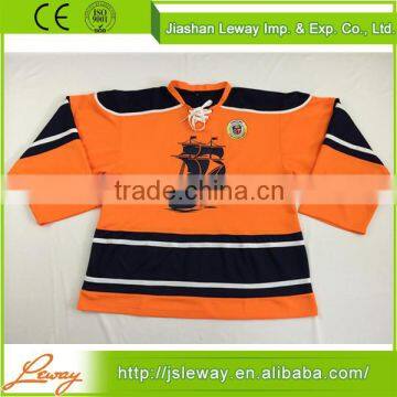 Single jersey fabric in karachi custom field ice hockey jerseys