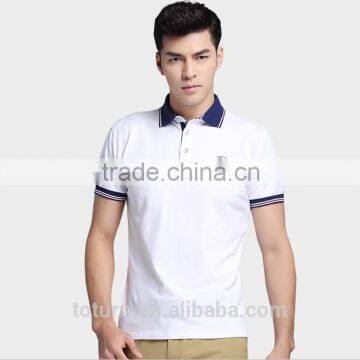 Hight quality 100% cotton new casual shirt short sleeve polo shirt custom polo t shirt for men