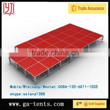 1.2*1.2m portable wooden stage for event