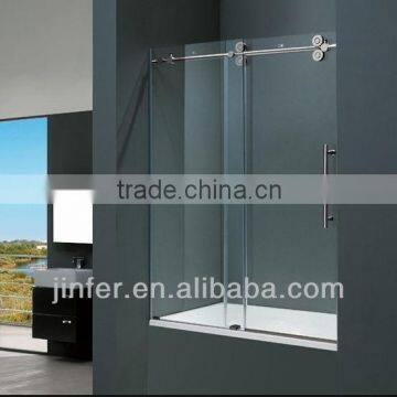 Stainless Steel Sliding Shower Door Doube Rollers