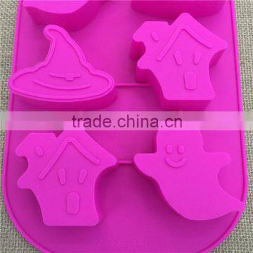 Ghost Shape Halloween Silicone Fondant Mold Cake Tools photo-2