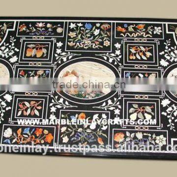 Marble Pietra Dura Dining Table