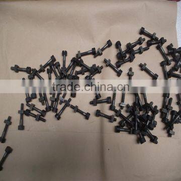 hot sale 99.95% molybdenum threaded Stud and nuts/bolts intelle