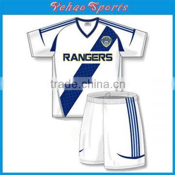 wholesale cheap custom white soccer kits