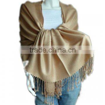 Two-tone Color Pashmina Scarf photo-6