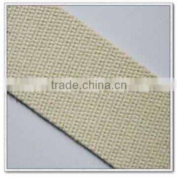 52mm natural cotton webbing strap,cotton heavy duty webbing for belt