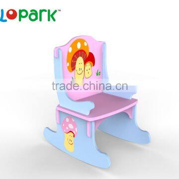 mushroom children chair with back