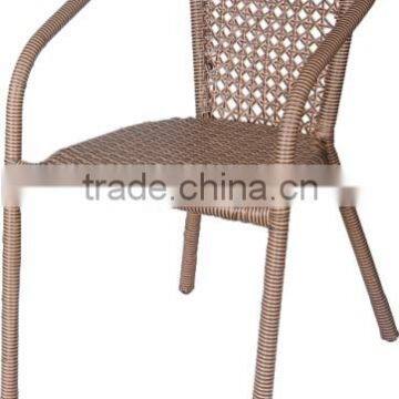Cheap home rattan Garden restaurant rattan dining Chair with pattern