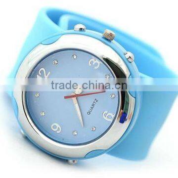 Popular beauty ladies sweet silicone quartz wrist watches