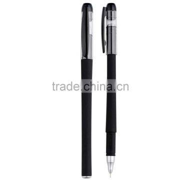 Wholesale 500PCS 0.5mm Point Ball Pen In Black Ink Black Gel Pen Student Office