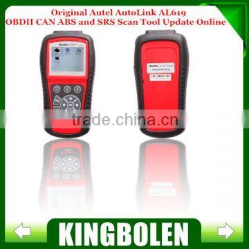 2014 Original Autel AutoLink AL619 OBDII CAN ABS and SRS Scan Tool AL619 AL 619 Professional Diagnostic Tool