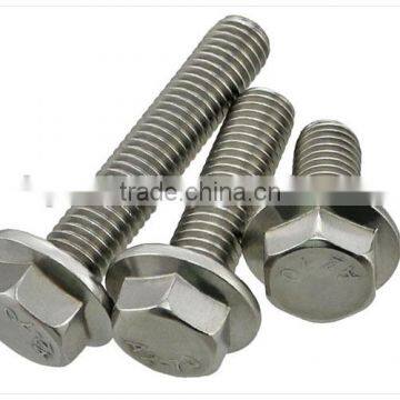 304 stainless steel flange outer hexagonal screws, hex flange bolts, toothed screw, M6 M8 M10