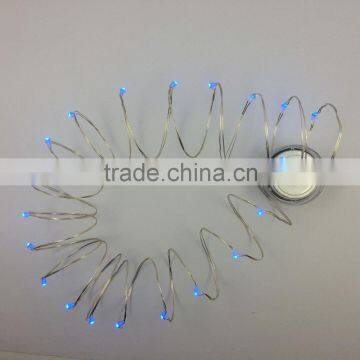 Button Battery Operated Fairy Copper Wire Led String Lights for Wedding Decoration Wholesale photo-2