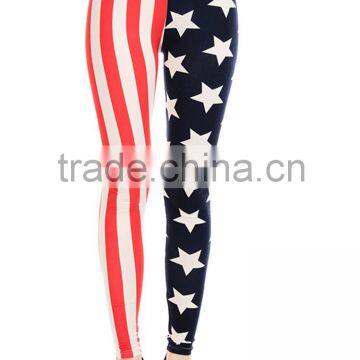 Hot Sale Fashion American Flag Girls Sexy Legging Tights