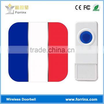 Flag Printing 433MHZ Frequence Decorative Ding Dong Door Bell 12V for Office