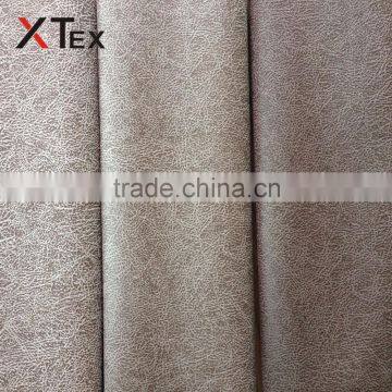 good quality printed micro suede leather fabrics for upholstery from chinese manufacturer