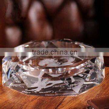 customized glass ashtray beautiful crystal ashtray