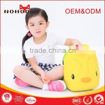 Soundable Yellow Duck Kids Backpack wholesale cheap Back School Bags Design For Little Boys Girls