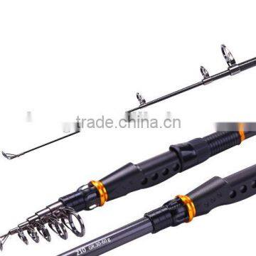 Spinning Telescopic Fishing Rod Graphite Carbon Fiber Travel Portable Super Hard Fishing Pole for Boat Saltwater and Freshwater photo-2