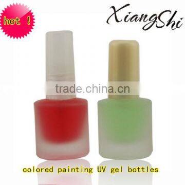 9ml frosted bottles for nail polish cosmetic glass nail polish bottle