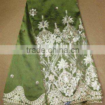 2016 new arrival high quality african raw silk george for evening dress