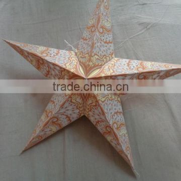 wholesale printed new paper lanterns stars 2014