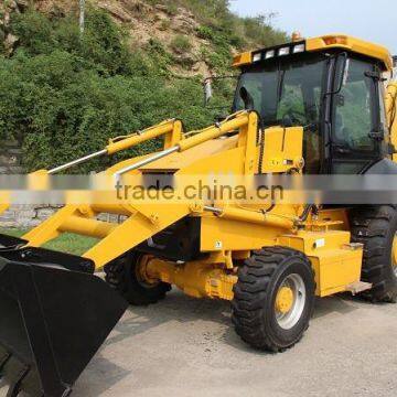 WOLF 1.8-1.2m3 bucket capacity small backhoe loader with price JX45