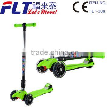 New Kids 4 wheel scooter with foldable handlebar for happy riding