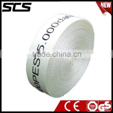 5000kg 40mm Polyester Flat Woven Webbing Lashing Material for Container photo-3
