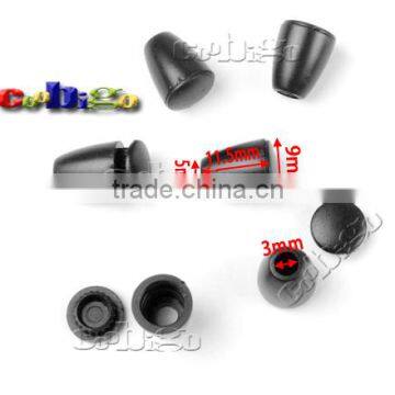 1/8"(3mm) Plastic Detachable Bell Stopper With Lid Cap Cord Ends For Apparel Sportwear Garment Accessories #FLS212-B