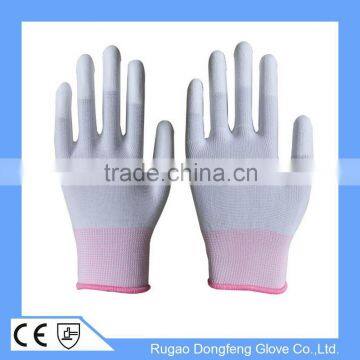 Finger Tips Fit PU Gloves Guitar Glove Bass Glove Musician Practice Glove