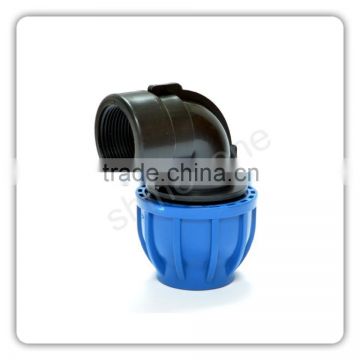 PP Compression Fittings Elbows 90 Degree Female Offtake