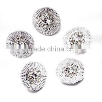 Wholesale Garment Accessories Matel Rhinestone Button for Wedding Dress Decoration photo-2