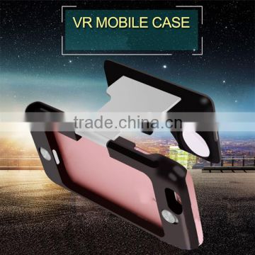 Portable custom style 3d video viewer pocket size Virtual Reality mobile 3D Glasses cardboard