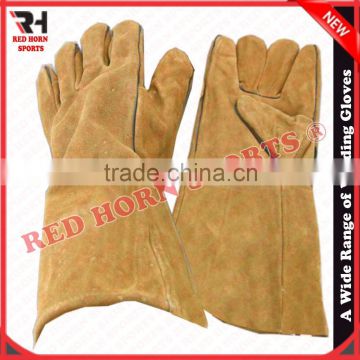 Heat-Resistant Welding Gloves, Safety Gloves, One Piece Back