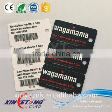 2015 Popular Three up Standard Plastic PVC Key Tag Combo Cards photo-4