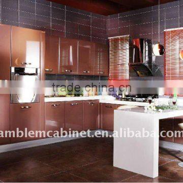 Modern design lacquer kitchen furniture