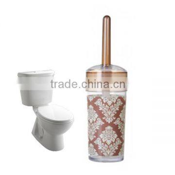 Plastic toilet cleaing brush holder