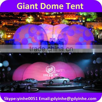 2016 single layer giant white inflatable 3D dome tent from China, dome tens for events