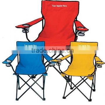 Adult metal folding chair/beach chair/camping chair with pillow