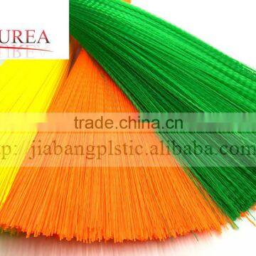 2015PET waved broom brush bristle