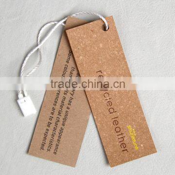 Recycled Paper Hang Tags for Lether Top Coat photo-2