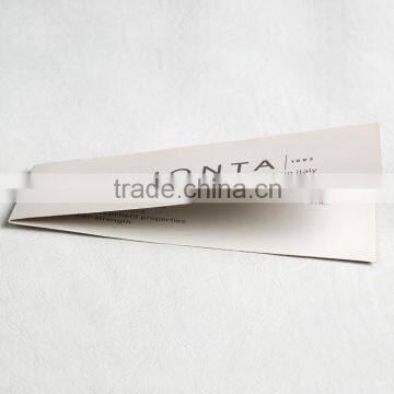 China Clothing Folded Paper Hang Tag for Men 's Suit photo-2