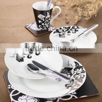 porcelain kitchenware dinner set