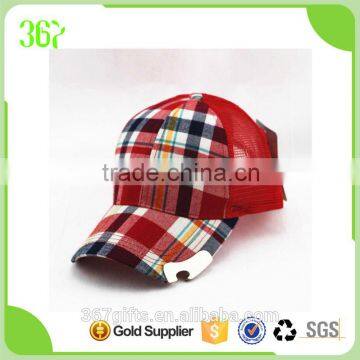 Newest Design Ripstop Bottle Opener Baseball Cap Mesh Cap