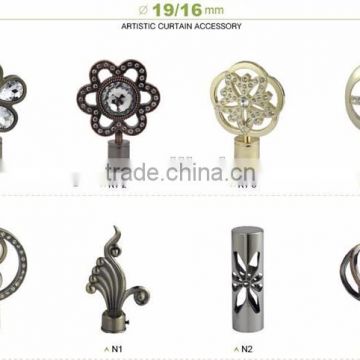 Designer brands china diamond curtain rods for curtains